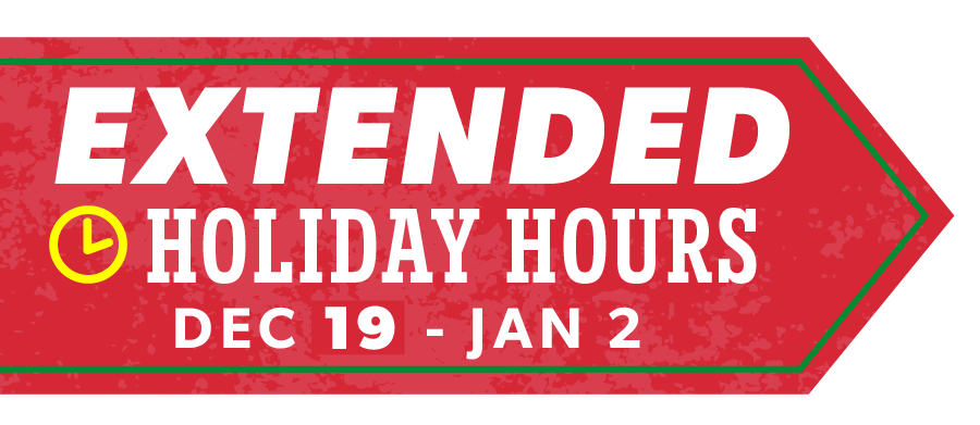 extended holiday hours